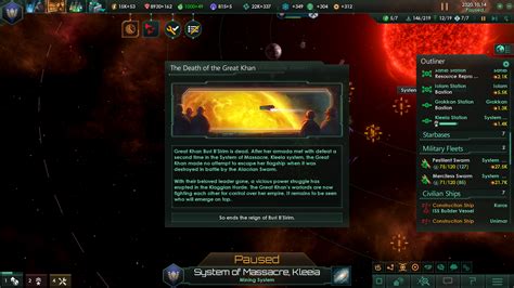 Achievement <b>events</b> (triggers for some of the achievements, triggering them with the console will not grant the actievement) Advisor <b>events</b> (tutorials). . Stellaris great khan event id